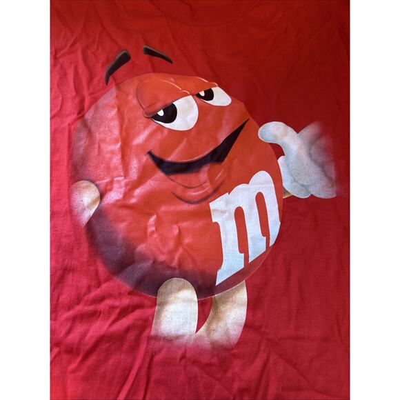 M&M World Red M&M Candy T-Shirt Size 2XL Unisex - Picture 2 of 4